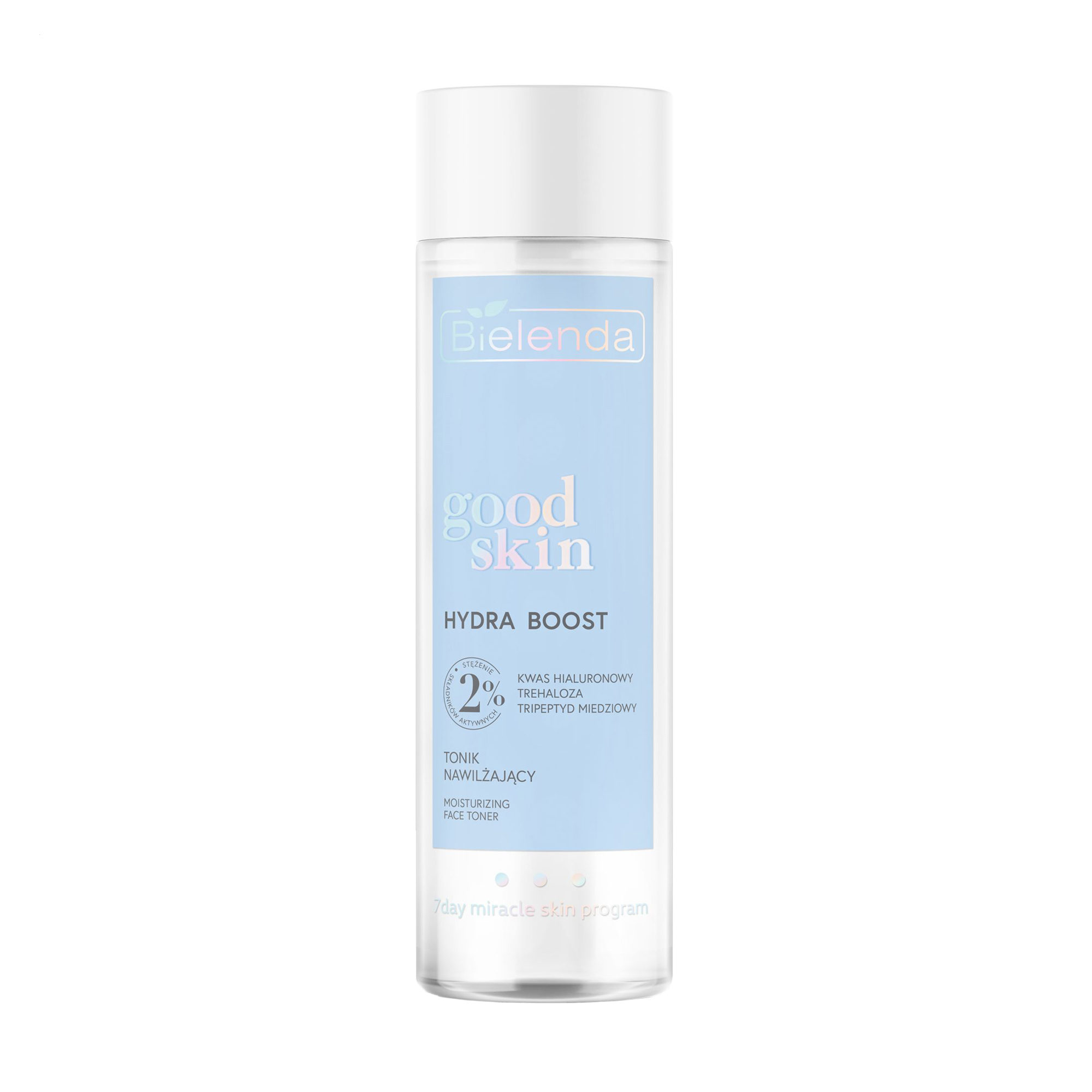 Зволожувальний тонік для обличчя Bielenda Good Skin Hydra Boost Moisturizing Face Toner з гіалуроновою кислотою, 200 мл